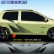 MEGANE TROPHY R style side skirt sticker decal for Renault TWINGO 1