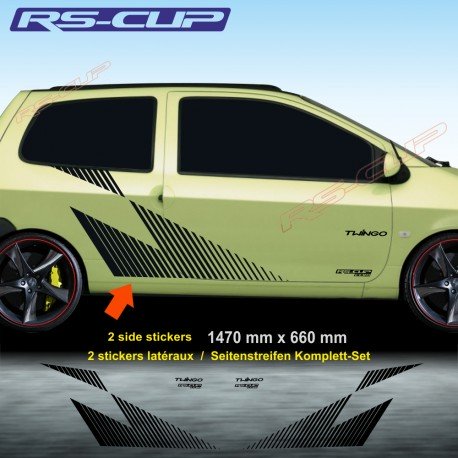 MEGANE TROPHY R Seitenstreifen Aufkleber für TWINGO 1