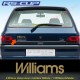 2 WILLIAMS sticker decal for Renault Clio