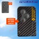 Sticker Clé 3 boutons logo RENAULT SPORT jaune look carbone