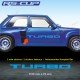 2 TURBO sticker decal 110 cm for Renault RS TURBO