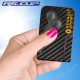 Sticker Clé 3 boutons logo RENAULT SPORT jaune look carbone