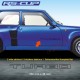 2 TURBO outline sticker decal 55 cm for Renault RS TURBO