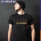 Männer T-Shirt CLIO 2 RS RENAULT SPORT schwarz und golden