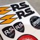 Decal pack 9 RENAULT SPORT Made in France APPROVED for the Race
