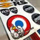 Decal pack 9 RENAULT SPORT Made in France APPROVED for the Race