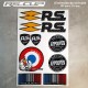 Pack 9 stickers RENAULT SPORT MADE IN FRANCE APPROVED FOR THE RACE