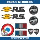 Decal pack 9 RENAULT SPORT Made in France APPROVED for the Race