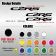 C2RS 3 decals kit for Renault CLIO 2 RS