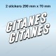 2 sticker decals GITANES for ALPINE RENAULT