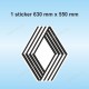 1 sticker de toit GITANES pour ALPINE RENAULT et Renault Gordini