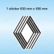 1 sticker de toit GITANES pour ALPINE RENAULT et Renault Gordini