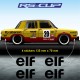 4 sticker ELF Vintage RENAULT GORDINI pour R8 R12 et ALPINE