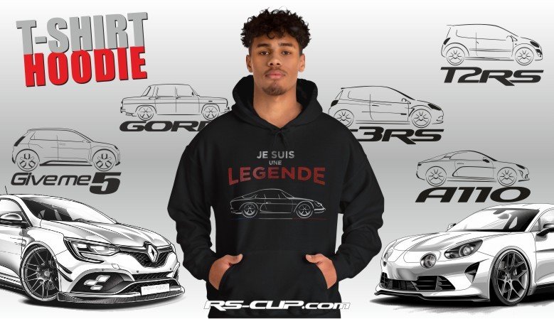 RS-CUP.com - T-shirt und hoodie für Alpine Dacia und Renault