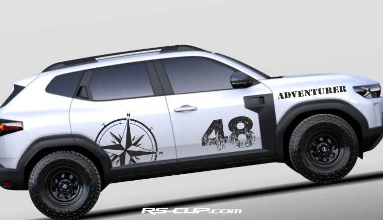 RS-CUP.com - Seitenstreifen Aufkleber für DACIA-Autos