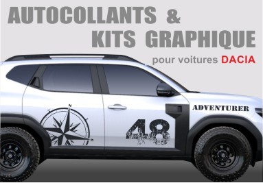 RS-CUP.com - Autocollant et kits graphique pour voitures DACIA