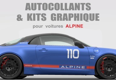 RS-CUP.com - Autocollants et kits graphique pour voitures ALPINE