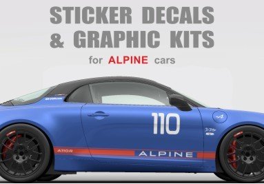 RS-CUP.com - Stickers and graphic kits for ALPINE cars