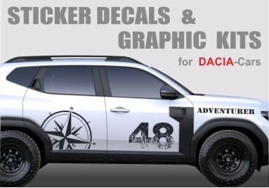 RS-CUP.com -  Sticker decals and Graphic Kits for Dacia Cars