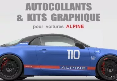 RS-CUP.com - Autocollants et kits graphique pour voitures ALPINE